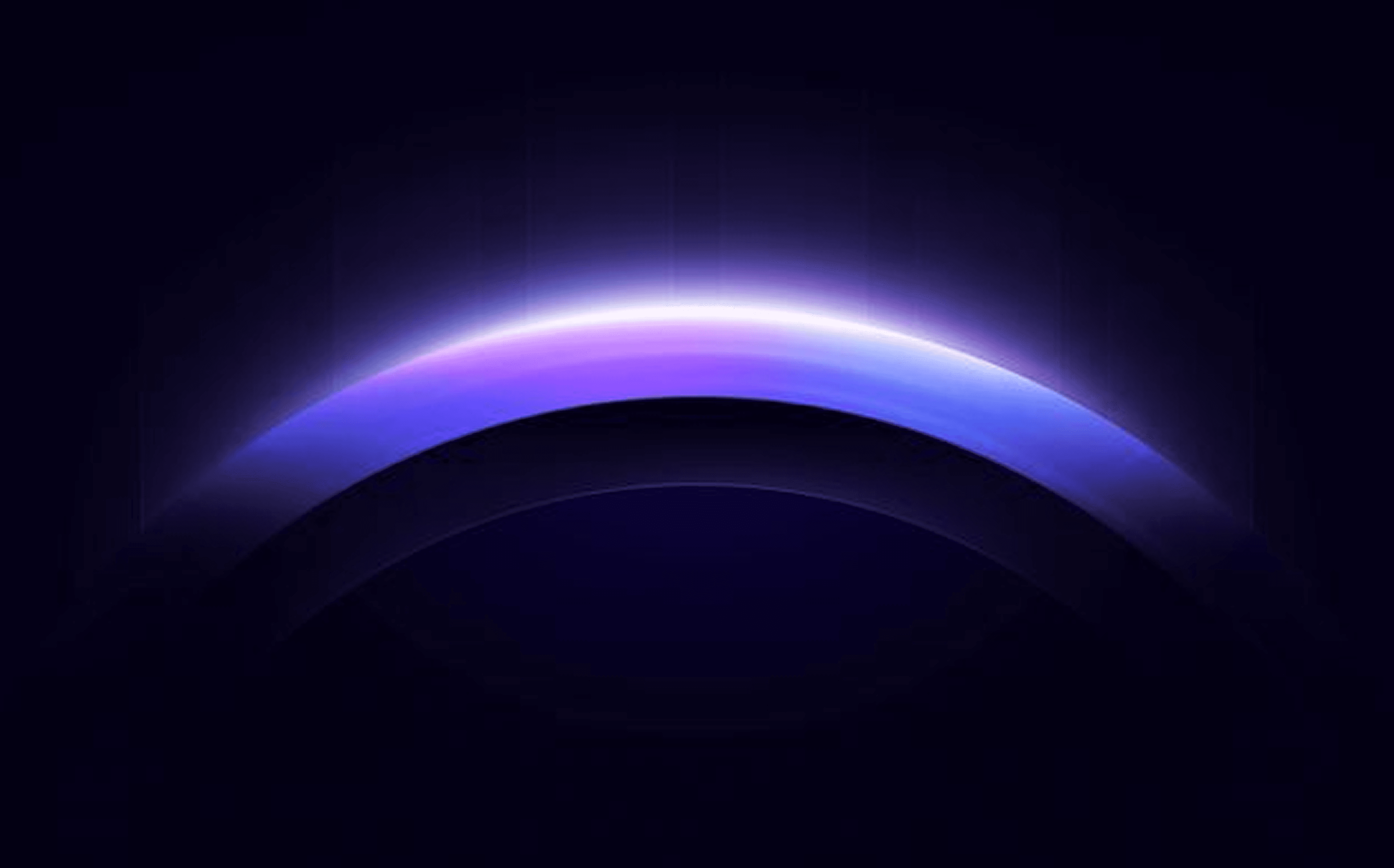Glowing purple background swoop